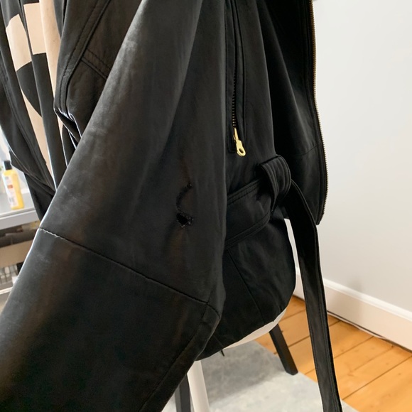 Grunge style 100% leather vintage jacket - Picture 14 of 15